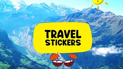 Videohive - Travel Stickers 37725103 - Project For Final Cut & Apple Motion