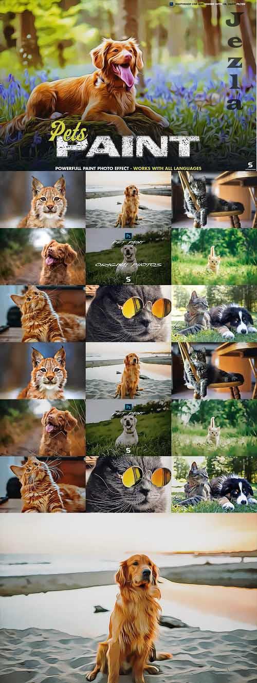 Pets Paint Photoshop Effect - A6PT4Q5