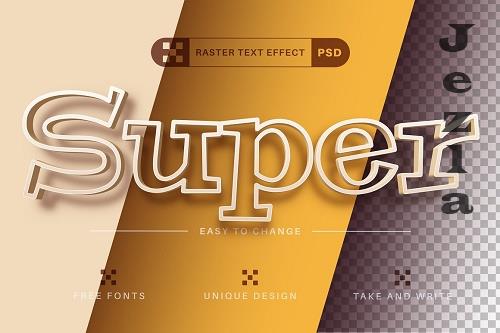 Outline - Editable Text Effect - 7258434