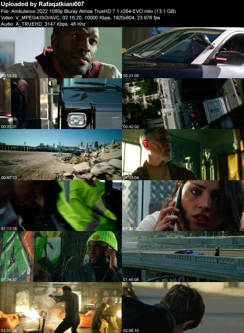 Ambulance 2022 1080p Bluray Atmos TrueHD 7 1 x264-EVO Ambulance 2022 1080p Bluray Atmos TrueHD 7 1 x264-EVO