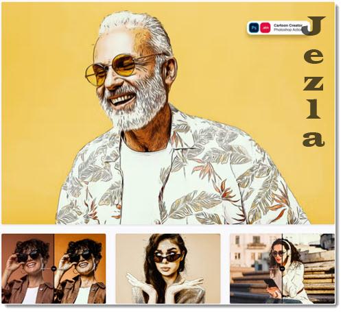 Cartoon Creator Photoshop Action - WGUPK9G