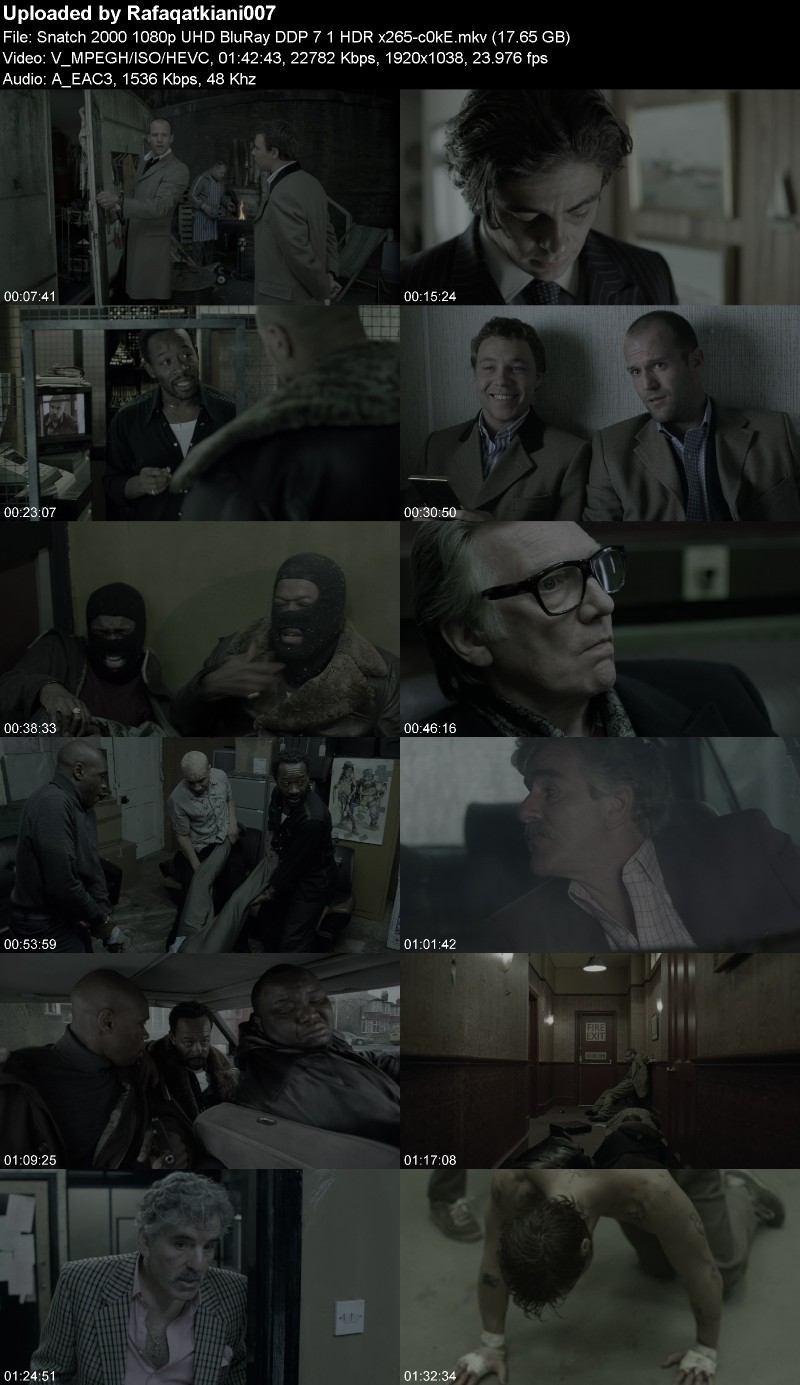 Snatch 2000 1080p UHD BluRay DDP 7 1 HDR x265-c0kE Snatch 2000 1080p UHD BluRay DDP 7 1 HDR x265-c0kE