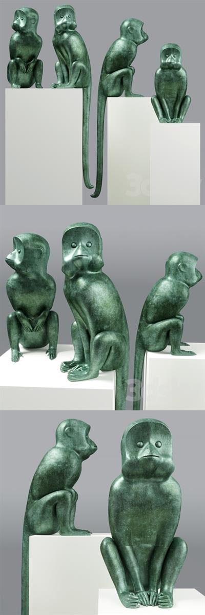 Singes II Lalanne Monkeys