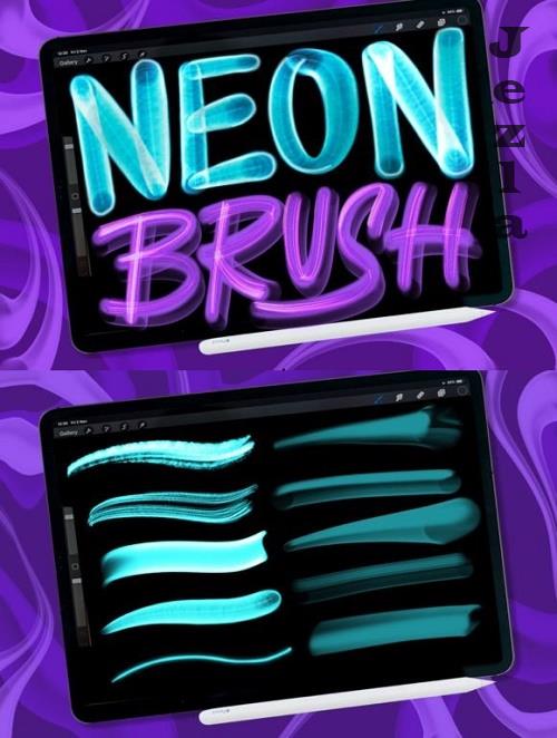 Neon Light Brush Procreate