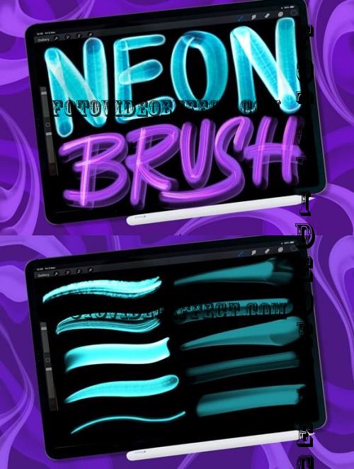 Neon Light Brush Procreate