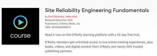 Site Reliability Engineering Fundamentals [Video]