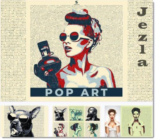 POP ART Photoshop Effect - 2U7GW69