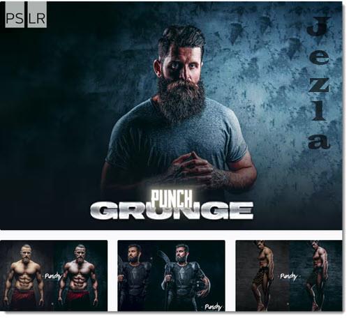 Grungy Punch Photo Effect