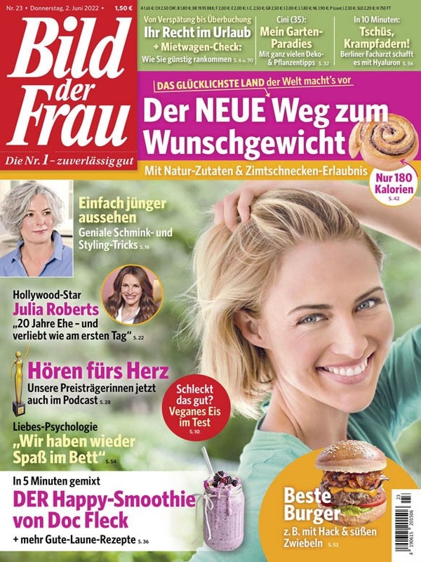 Cover: Bild.der.Frau.No.23.2022.German.Hybrid.Magazine.eBook - Lorenz