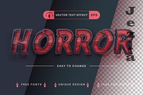 Threads of Horror Edit Text Effect - 7254938
