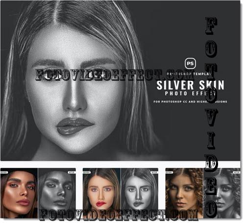 Silver Skin Effect Photoshop