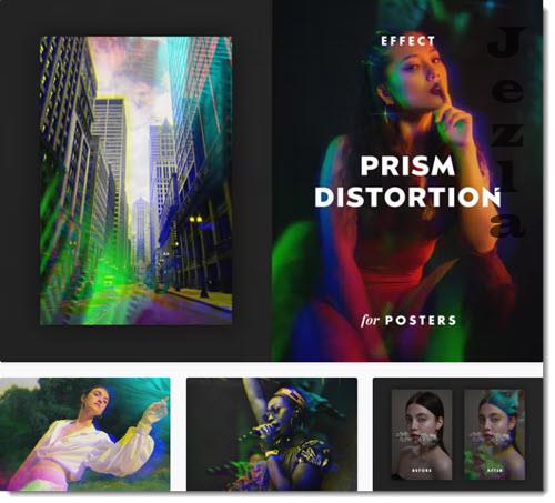 Prism Distortion Effect for Posters - 7117532
