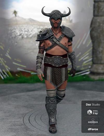 DEADLY WARRIOR ARMOR FOR GENESIS 8 MALE(S)