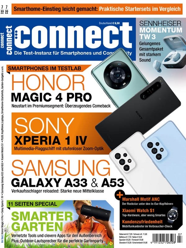 Cover: Connect.No.07.2022.German.Hybrid.Magazine.eBook - Lorenz