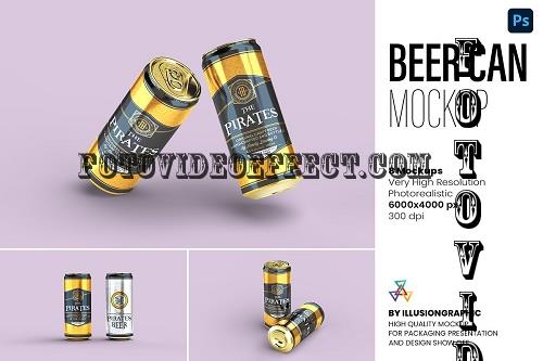 Beer Can Mockup - 8 views - 7226462
