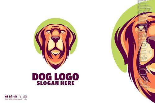 Dog Head Mascot Logo