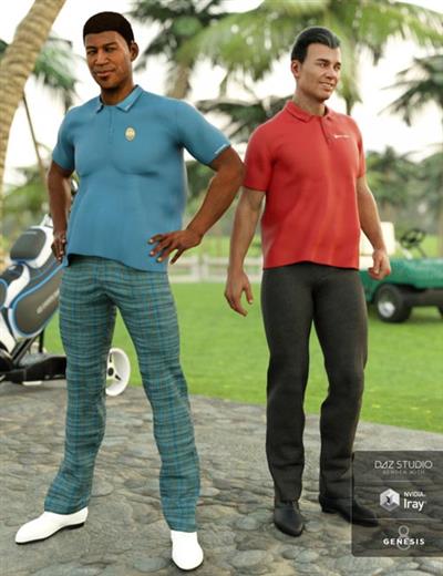 CASUAL GOLF OUTFIT TEXTURES