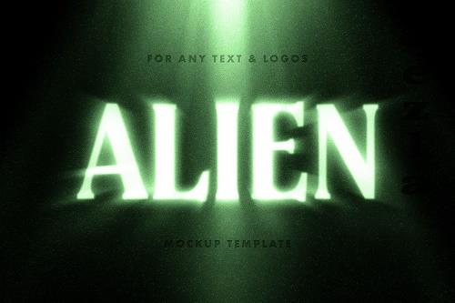 Alien Glow Text Effect - 7265622
