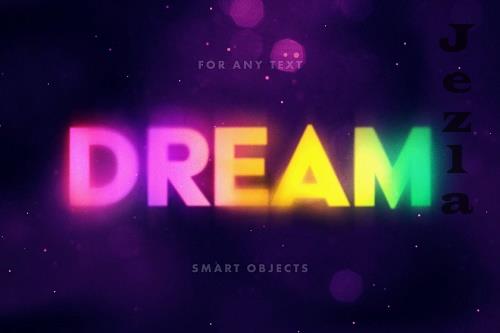 Fireflies Blur Text Effect - 7265788