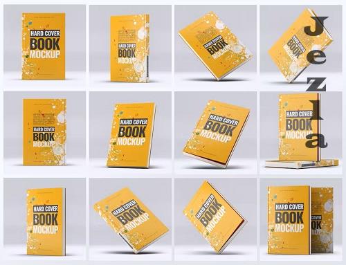 Hard Cover Book Mock-Up