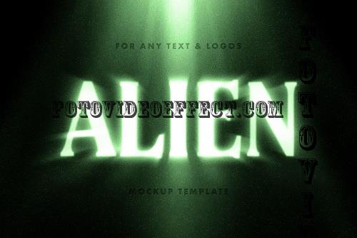 Alien Glow Text Effect - 7265622