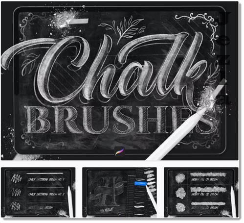 Chalk Brushes: Procreate