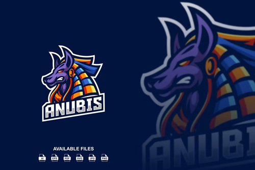 Anubis Mascot Logo