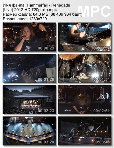 Hammerfall - Renegade (Live) 2012