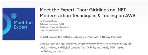 Meet the Expert Thorr Giddings on .NET Modernization Techniques & Tooling on AWS