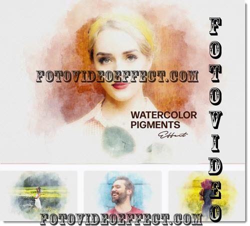 Watercolor Pigments Effect - 7225146