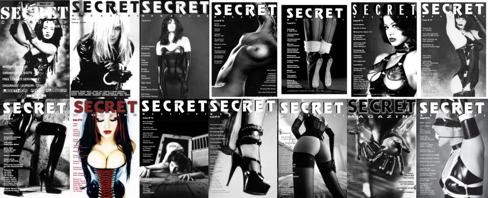 Secret. Фотожурнал о BDSM искусстве. Выпуски 1, 3-4, 12-23