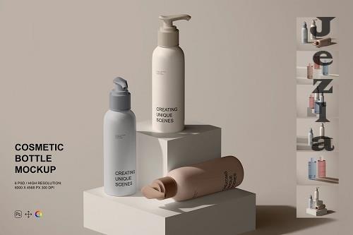 Cosmetic Bottle Mockup Set - 7272543 Cosmetic Bottle Mockup Set - 7272543