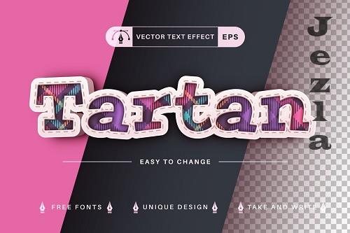 Tartan - Editable Text Effect - 7286733