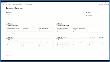 Skillshare   Project Management Tool in Notion