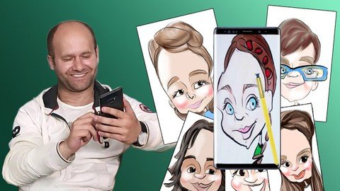 Ultimate Quick-Style Digital Caricature Course On Mobile