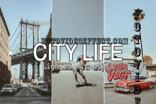 4 City Life Lightroom Presets - 7248101