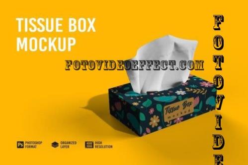 Tissue Box Mockup - 7159066