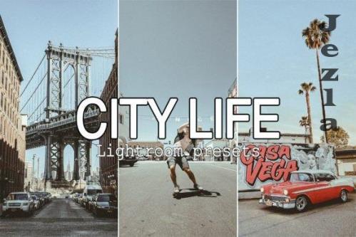 4 City Life Lightroom Presets - 7248101