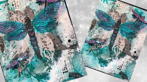Udemy - Dragonfly Mixed Media Class
