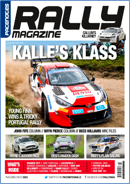 Pacenotes Rally Magazine - Issue 195 - June 2022