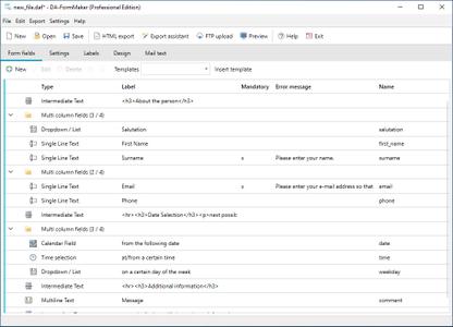 DA-FormMaker Professional 4.14.4 Multilingual