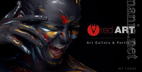 ThemeForest - Red Art v2.7 | Artist Portfolio WordPress Theme - 16153193