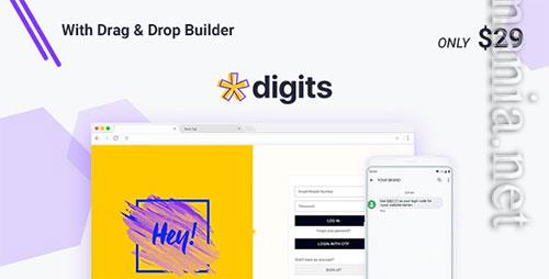 CodeCanyon - Digits v7.9.2.10 - WordPress Mobile Number Signup and Login - 19801105 - NULLED + Digits Add-Ons