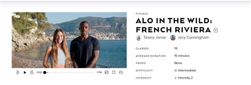 AloMoves - Alo In the Wild  French Riviera