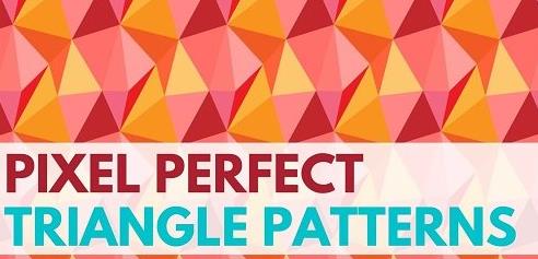Pixel Perfect Triangle Patterns in Illustrator – a Graphic Design for Lunch™ class