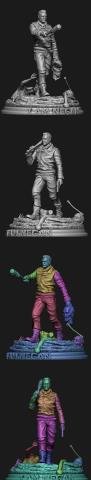 Negan - The Walking Dead 3D Print Model 