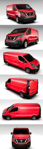 Nissan NV300 Van L2H1 2016 3D Model