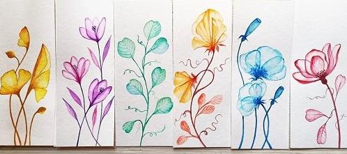 Watercolor Florals   6 Day Challenge to Master Transparent Flowers