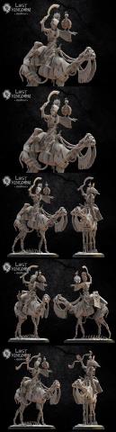 3D Print Models Lost Kingdom Miniatures - Camel Hero