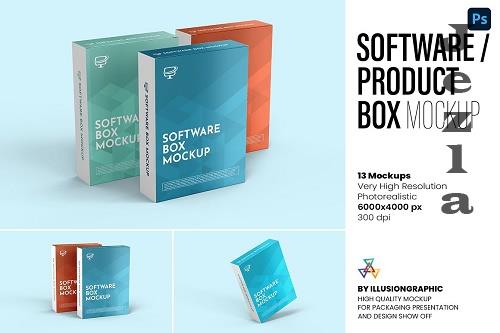 Software / Product Box Mockups - 7294950